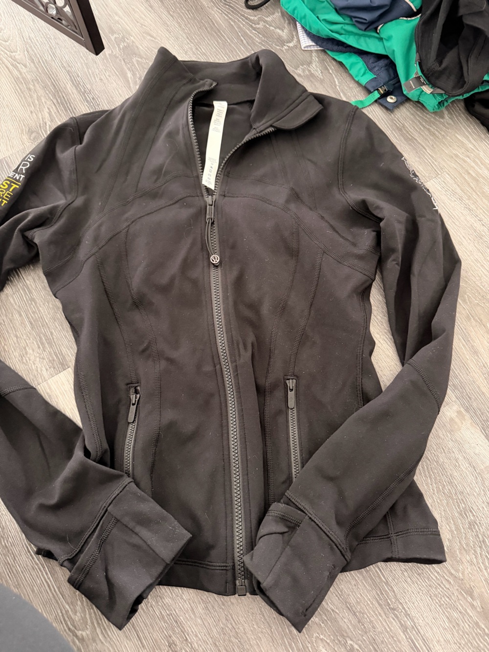 lululemon athletica Black Utility Zip-Up Jacket